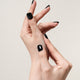 [✈️KOREA] Daiso - Solid Nail Tips 16pcs Deep Black