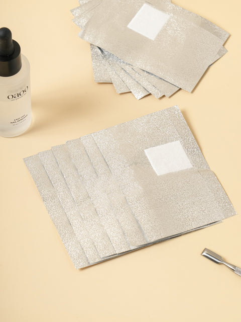 [✈️KOREA] Daiso - Gel Nail Polish Removal Foil Pads 12pcs