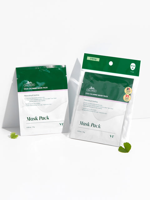 [✈️KOREA] Daiso - VT Cica Calming Mask Pack 4 Sheets