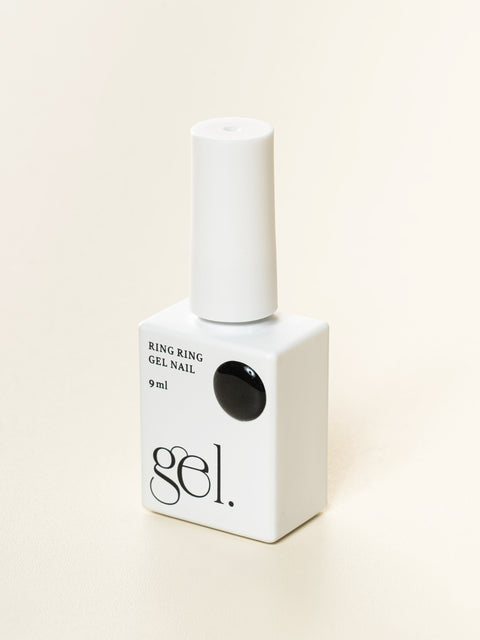 [✈️KOREA] Daiso - Ring Ring One-Step Gel Nail 9 ml Midnight Black