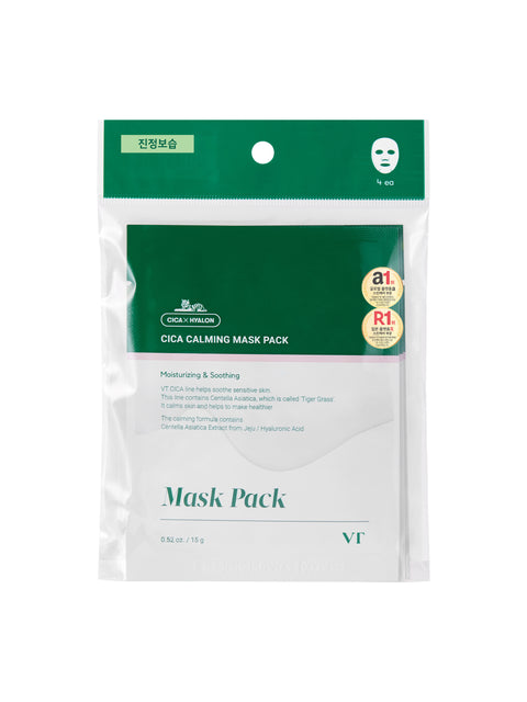 [✈️KOREA] Daiso - VT Cica Calming Mask Pack 4 Sheets
