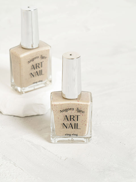 [✈️KOREA] Daiso - Ring Ring Art Nail 13 ml Angora Beige