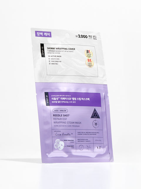 [✈️KOREA] Daiso - VT Reedle Shot Repair EGF Wrapping Steam Mask Pack 22 g