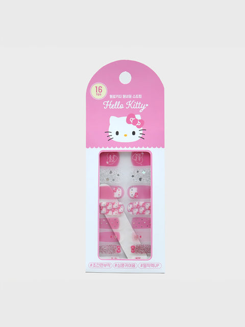 [✈️KOREA] Daiso - Hello Kitty Gel Nail Strips 16pcs