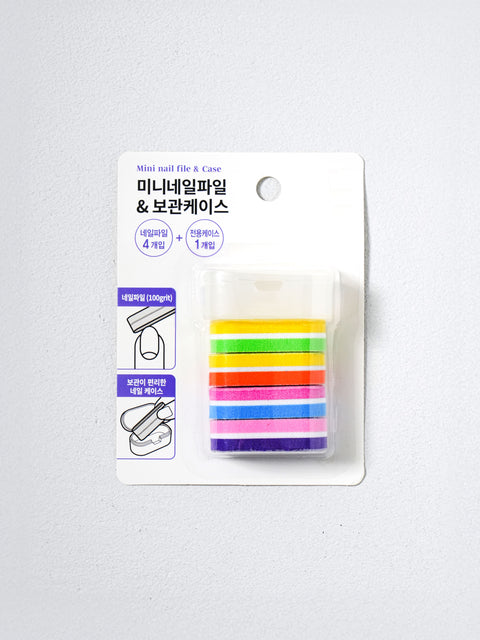 [✈️KOREA] Daiso - Mini Nail File & Storage Case