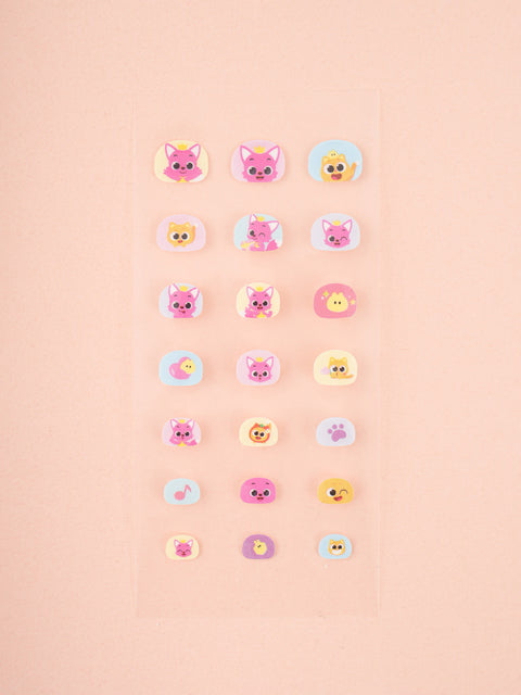 [✈️KOREA] Daiso - Pinkfong Baby Shark Kids Nail Stickers