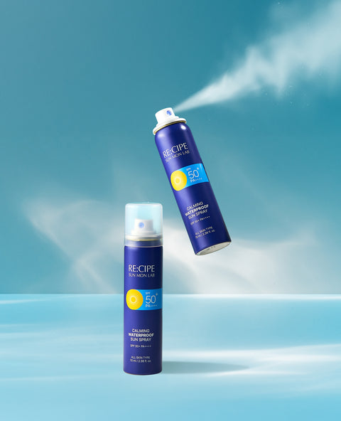 [✈️KOREA] Daiso - Recipe Sunmon Lab Calming Waterproof Sun Spray 70 ml
